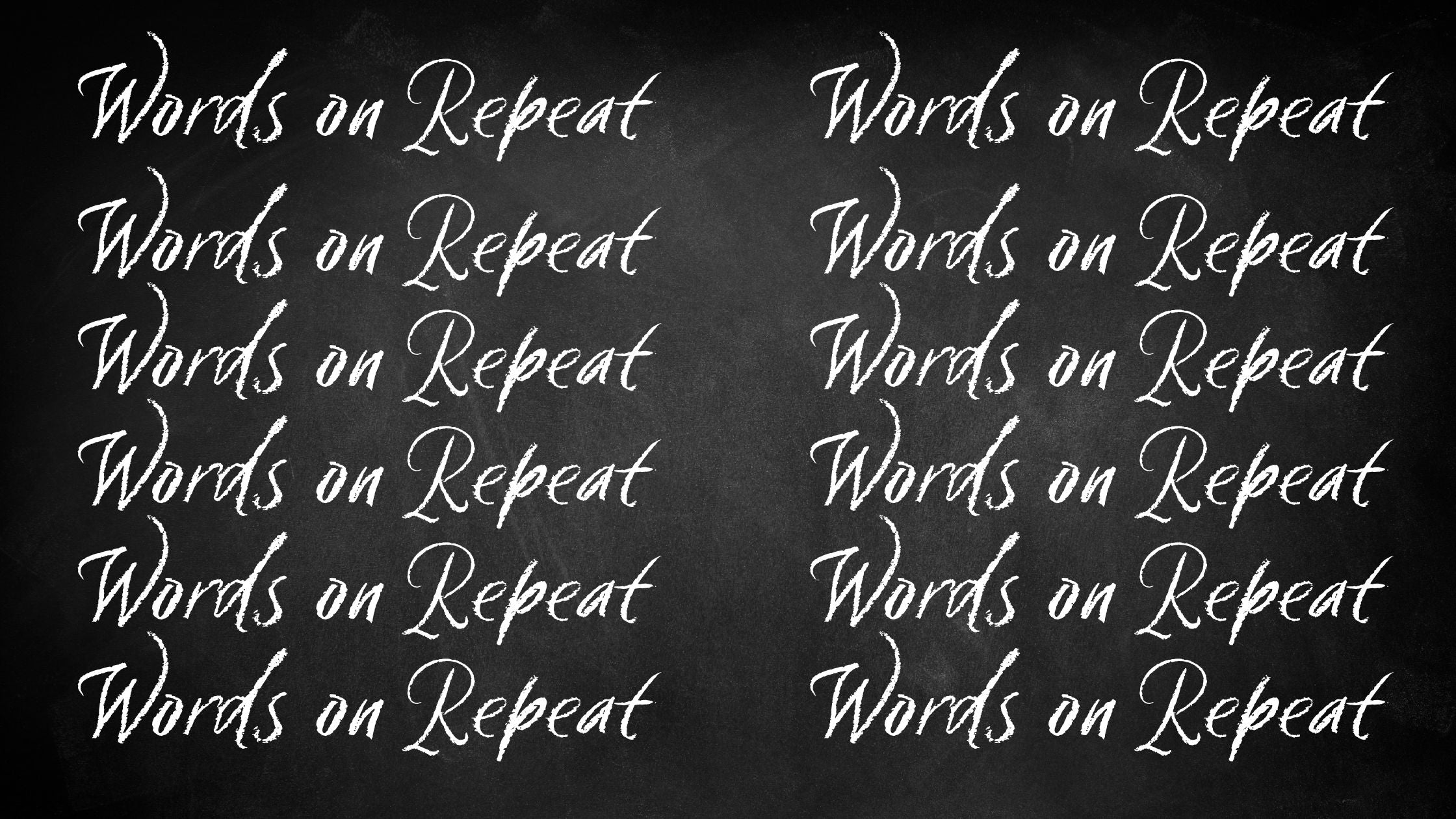 Words on Repeat – Undertaker Books