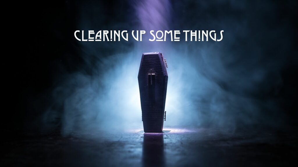 Clisarin Things Clearing Up Some Things – Undertaker Books